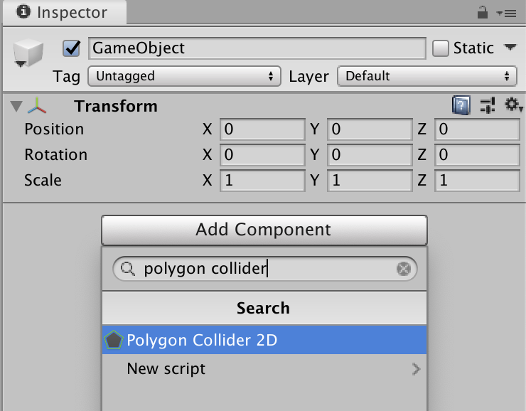 polygon collider