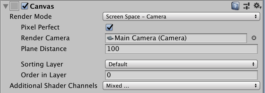 canvas render mode screen space camera