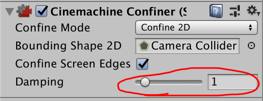 cinemachine confiner damping