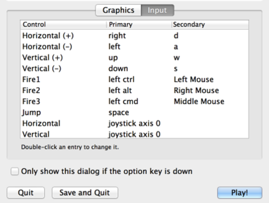 Unityのinput Managerの使い方 標準機能 ゲームの作り方