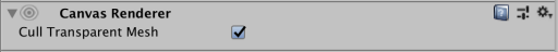 canvas renderer cull transparent mesh