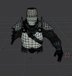 delete mesh knight