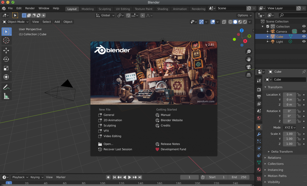 Blender2 8の導入と日本語化とオススメの初期設定 ゲームの作り方